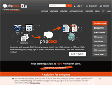 Tablet Screenshot of phpdocx.com
